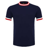 Elite Contrast Ribbed Tee NAVY